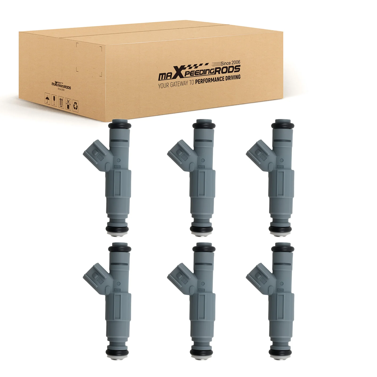 

6PCS Fuel Injector Set for Pontiac Grand Prix GT 3.8L V6 Supercharged 2004-2007 Brand New