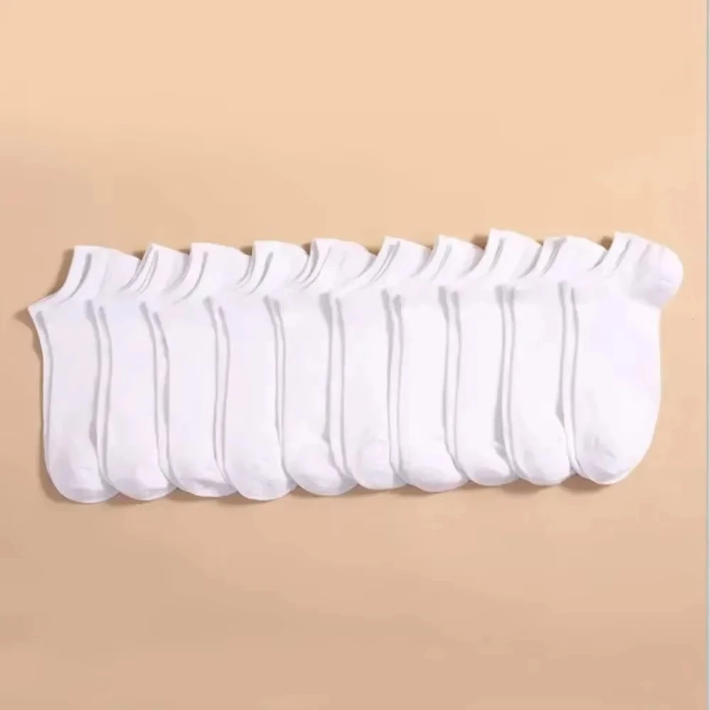 

Unisex Casual Color Boat Socks Thin Breathable Ankle Socks For Men Women