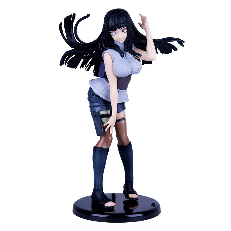 Tokoh Naruto Hyuuga Hinata tokoh aksi Pvc berdiri seksi Naruto Hinata gadis cantik Kakashi Obito Sasuke hadiah mainan Model