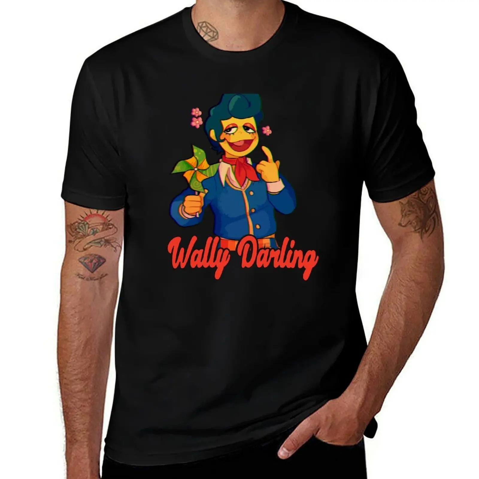 Welcome Home - Wally Darling T-Shirt Basic Solid Color Short Sleeve Cotton Top T-Shirt