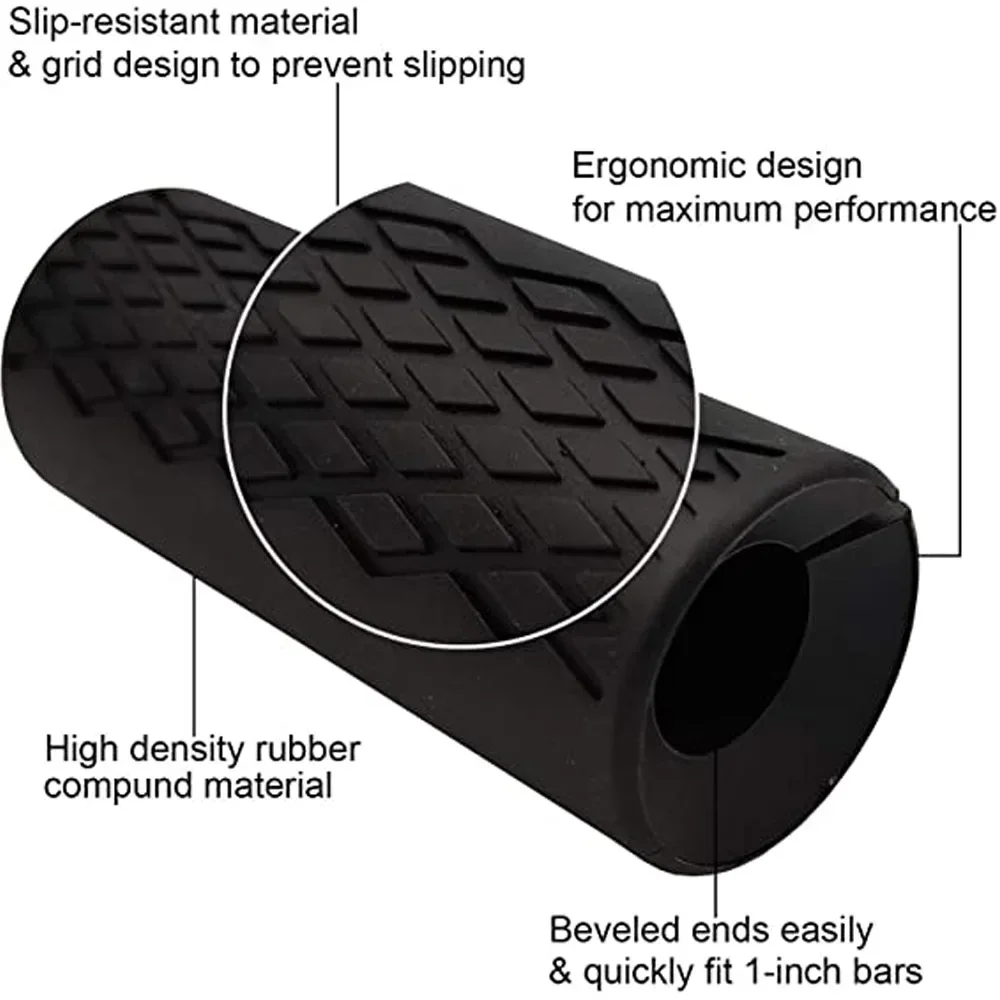 

2 шт., силиконовые противоскользящие Грипсы для гантелей