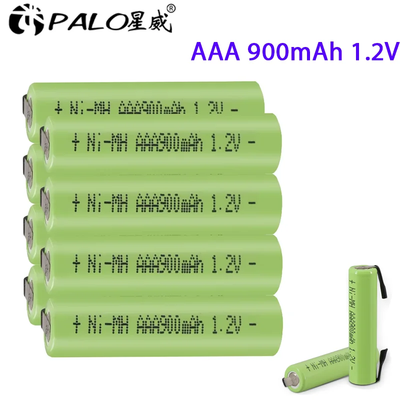 AAA 1.2V 900mAh Ni-MH 충전식 배터리 카메라 손전등 원격 제어 장난감 면도기 사전 충전 된 NI-MH AAA 배터리