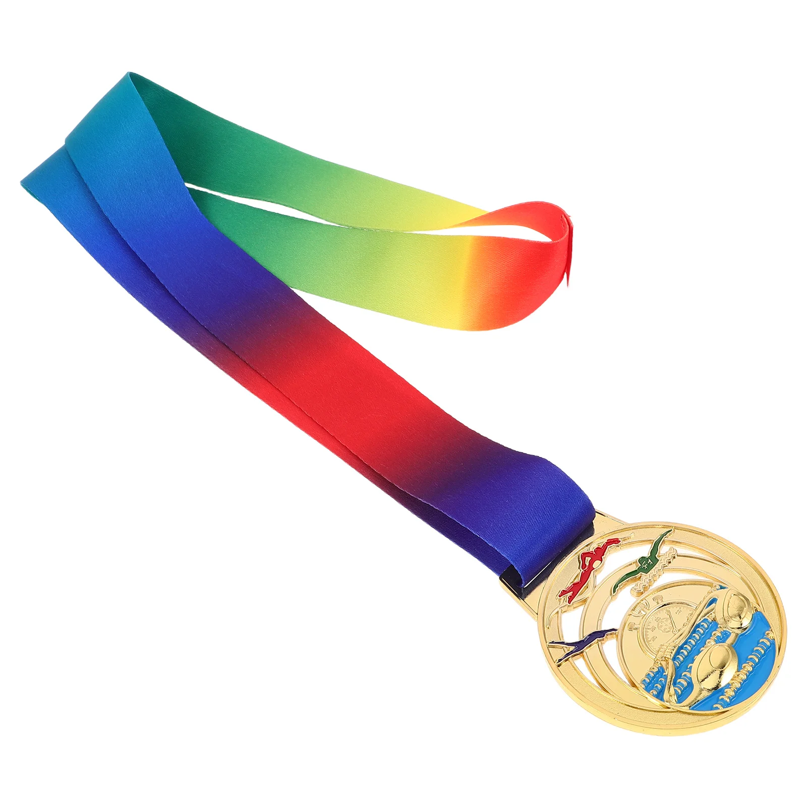 

Metal Medal Competition Medals Gold for Kids Hollow Out First Place Award Golden with Neck Ribbon Child