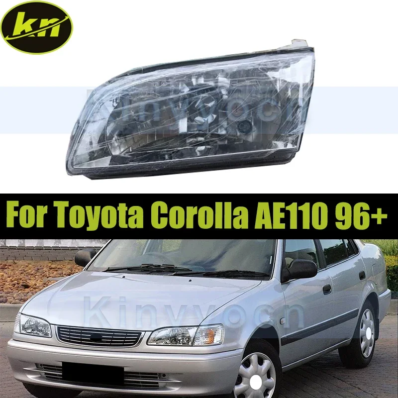 1Pair Front Bumper Headlight Headlamp For Toyota Camry AE110 1996+ Head Light Head Lamp