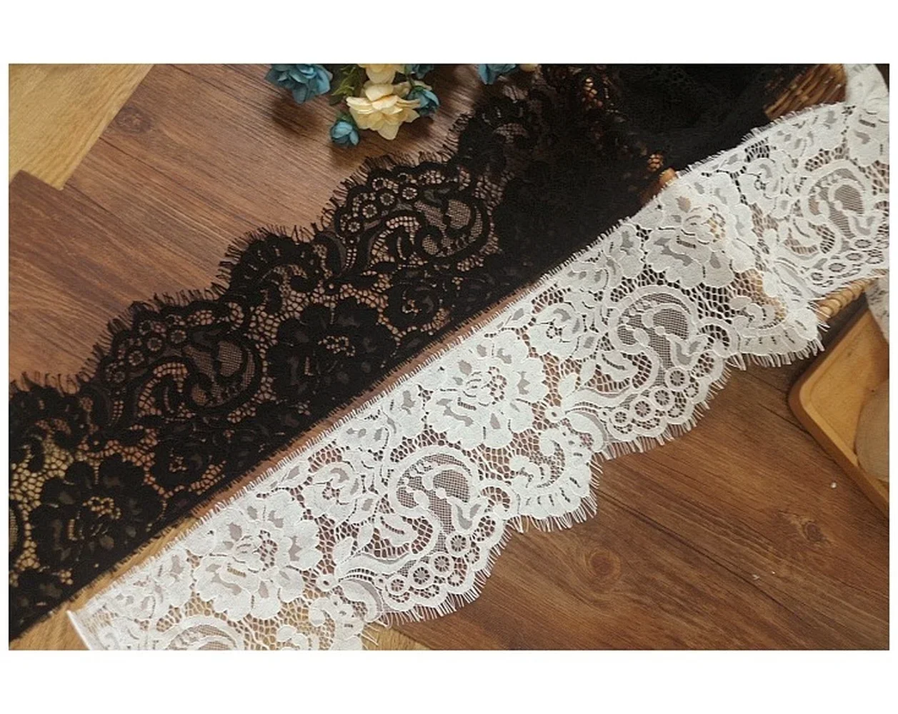 GLace 3M/lot 16cm wide  cotton eyelash lace decoration accessories skirt curtains stitching fabric wedding dress R10021