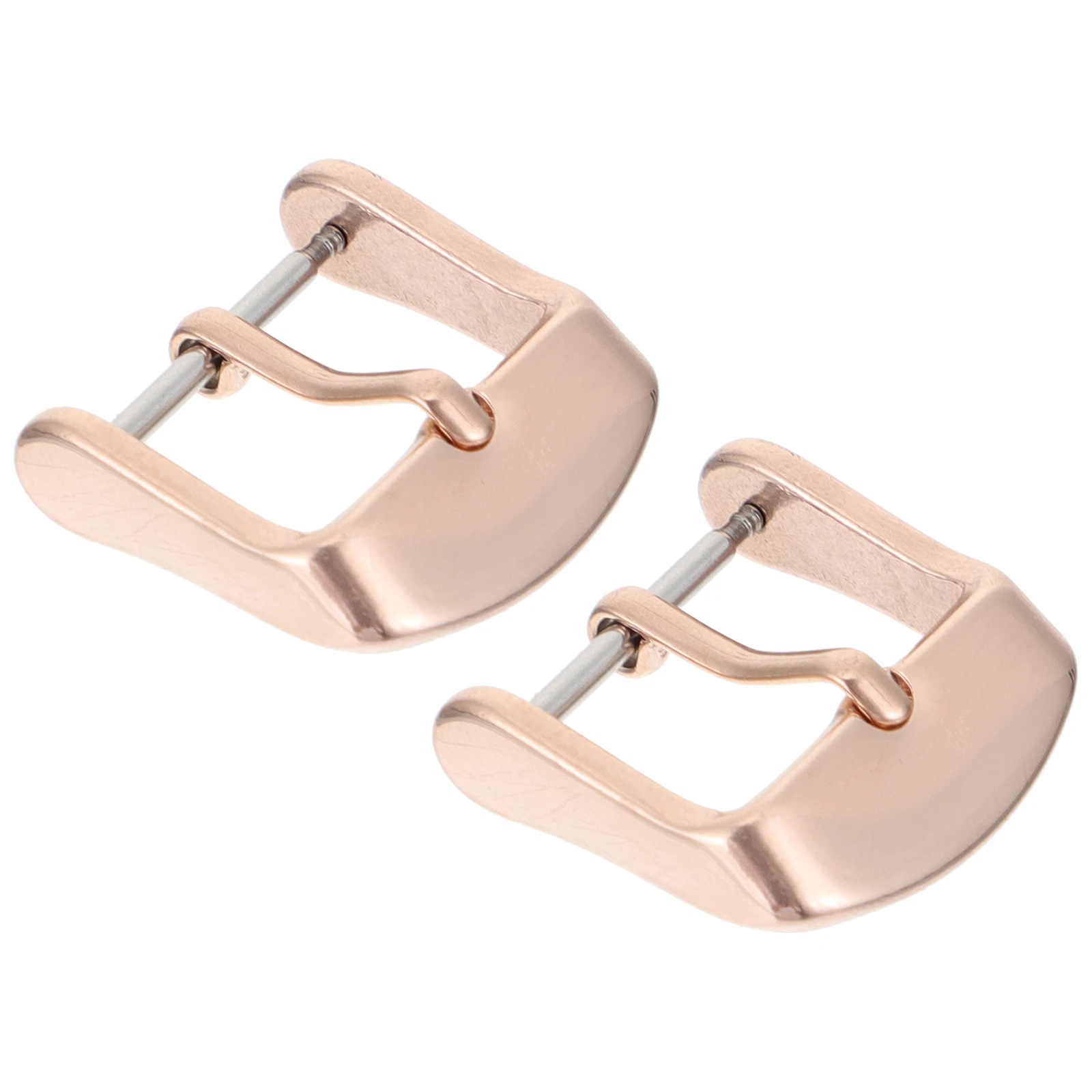 

2Pcs Watch Clasp Stainless Steel Strap Buckles Accessories Creative Practical Metal Buckle Watchb Parts Replacement