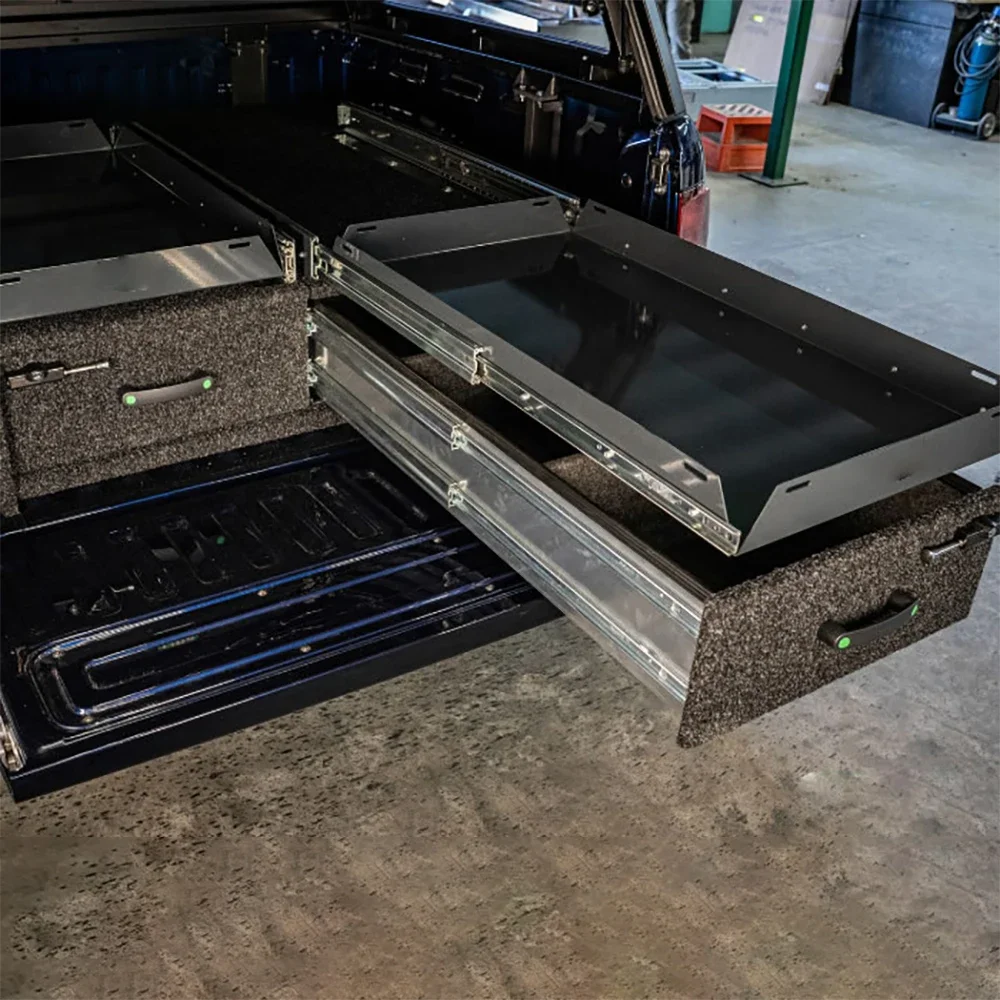 High Quality Offroad Sliding Pickup Truck Drawer For Tool Storage