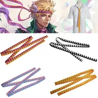 Anime JoJo's Bizarre Adventure Headband Hair Band Caesar Anthonio Zeppeli Headwear Neck Tie Cosplay Accessories Unisex Halloween