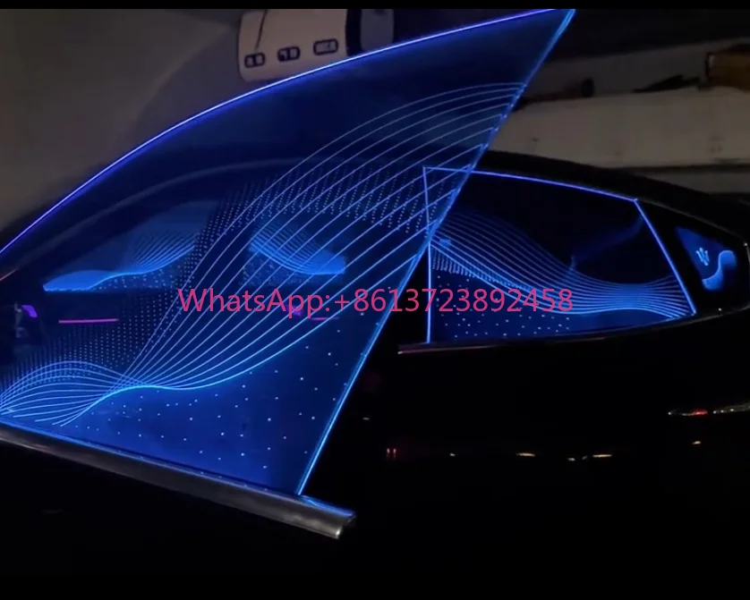 Advanced Symphony Ambient Light Car Door Window Colorful Film RGB Train Window Tint Film Transparency Suitable for All Model