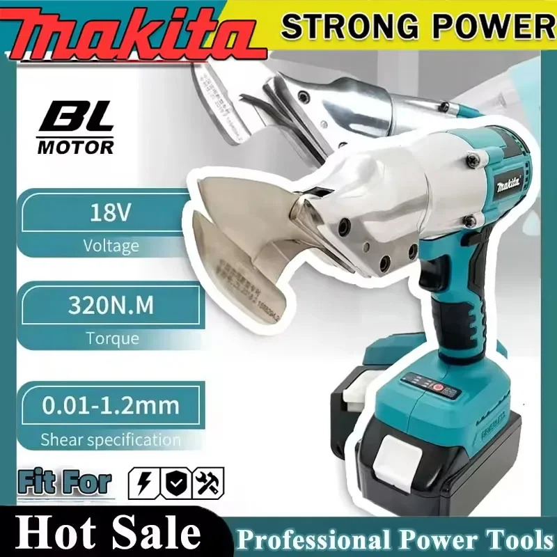 Makita Electric Iron Scissor 2 Variable Speed Metal Cutting Tools Iron Shear Sheet Shears Carbon Steel Cutter For 18V Battery