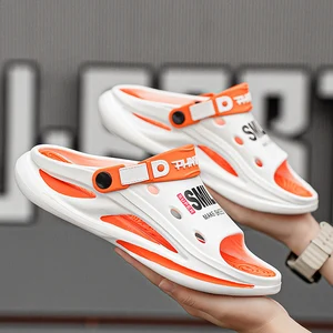 صنادل خارجية للرجال والنساء شباشب الشاطئ نعال مريحة ناعمة نعل قباقيب زلة أحذية كاجوال حجم كبير 46 47, 2024 أفضل 8 كروكس مبيعا مقاس 47 - رقم 5