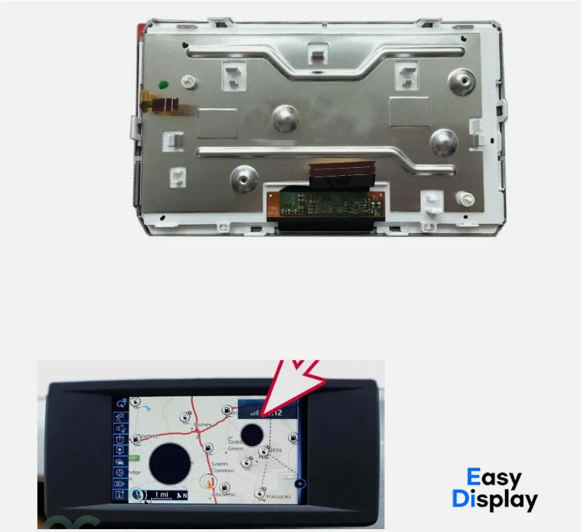 Para bmw i3 13-18 unidade principal nav media tela lcd cid 6.5 "substituição novo