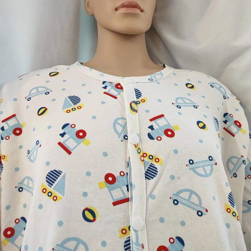 

Сексуальное мужское боди с длинными рукавами и рисунком из мультфильма с ногами ABDL, комбинезон для взрослых и детей, DDLG Snaps, хлопковые мягкие комбинезоны, комбинезон, свободные пижамы