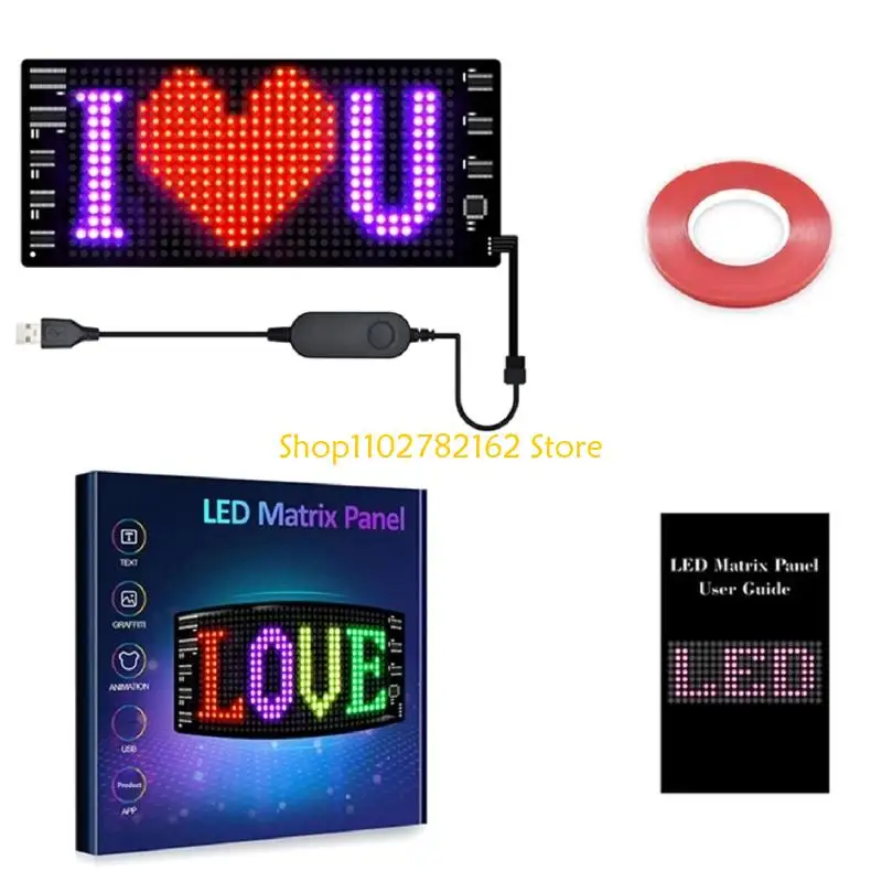 

547B Pliable LED Message Board For Trucks Including Quick Mounting Method