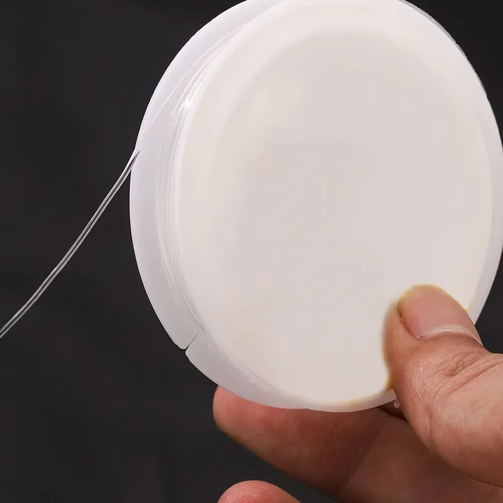 

1 Roll 0.8mm Width Transparent Cord String Handmade DIY Beaded Bracelet Jewelery Threads Necklace Elastic Line Cord Accessorise