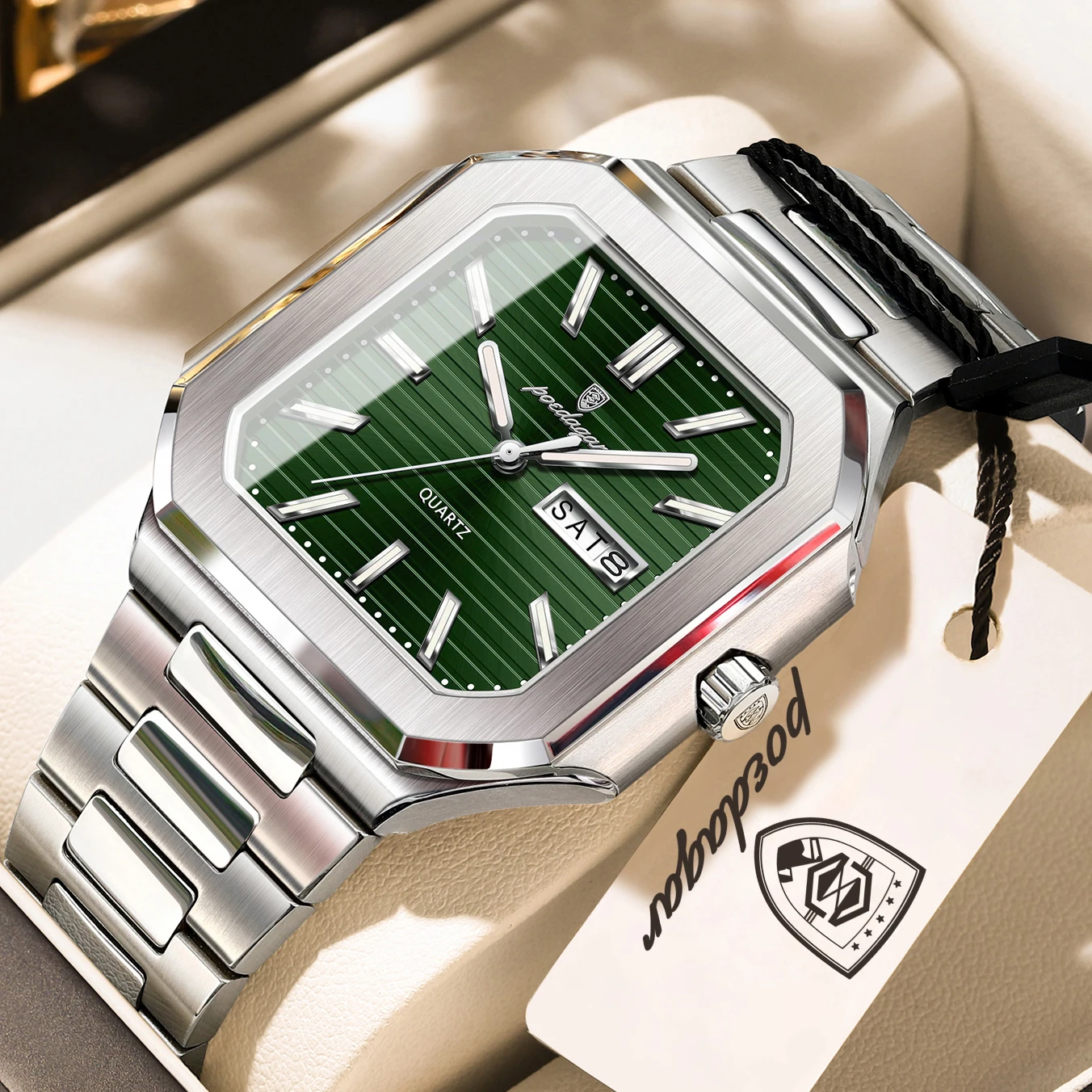 Men's Business Waterproof Luminous Date Week Watch