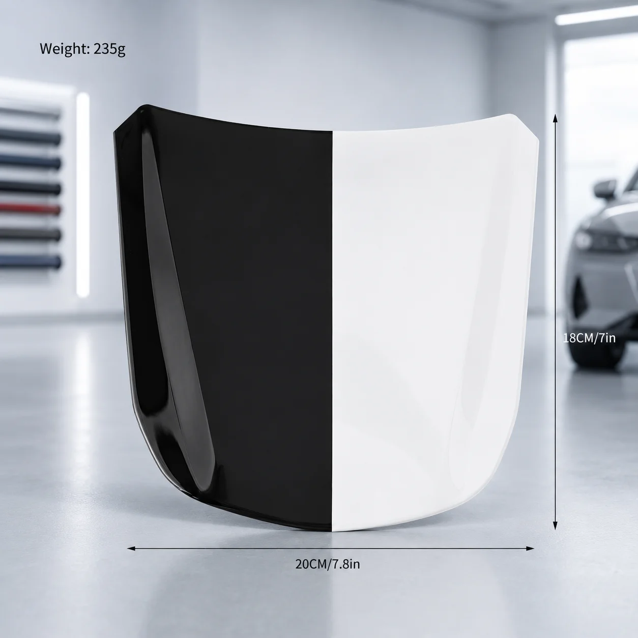 Mini Car Hood Model Paint Color Sample Display Panel Wrap Testing Car Wrap Tool Vinyl Wrap Tool PPF Tool Auto Detailing Tool