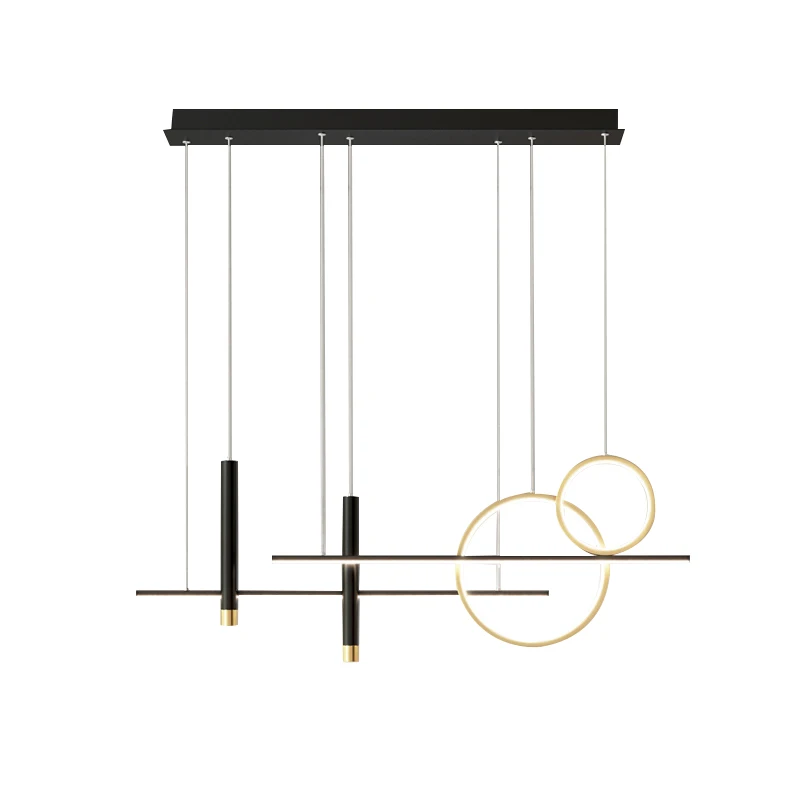 Lampes minimalistes LED lumières suspendues pour salon étude salle à manger chambre décor à la maison lampes éclairage intérieur lampes suspendues