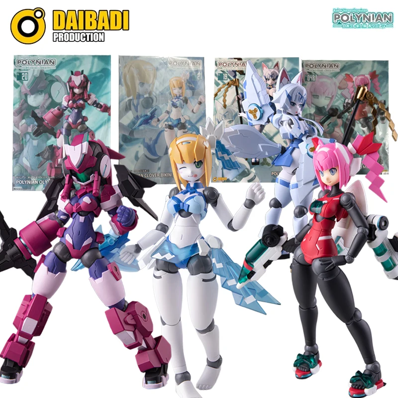 

DAIBADI POLYNIAN Original POLYNIAN Series ST Peace Clay F\BIKIN Anime Action Figure Assembly Model Toys Model Gifts for Boys