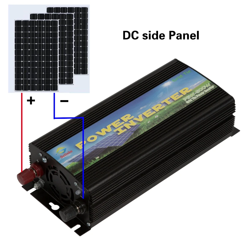 YYHCBest price 500w DC22-56v/AC90-130v MPPT Stackable grid tie inverter solar PV converter