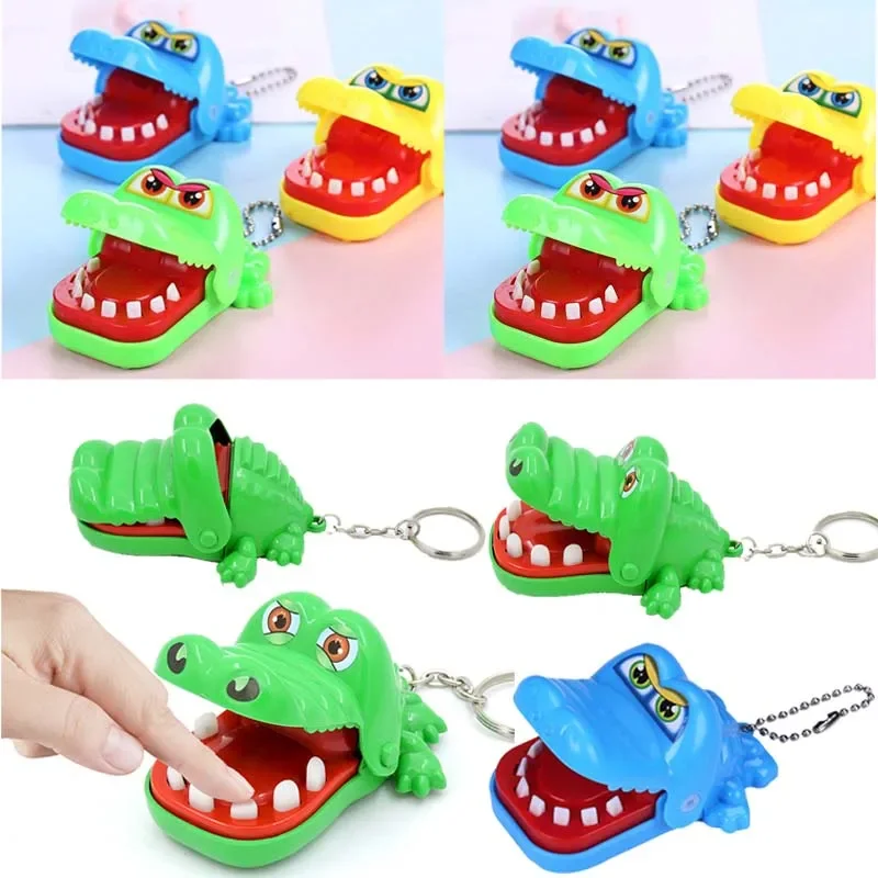 

Mini Cartoon Alligator Shark Biting Finger Toys, Kids Party Favors, Children's Birthday Gift, Variety to Choose from, 3Pcs