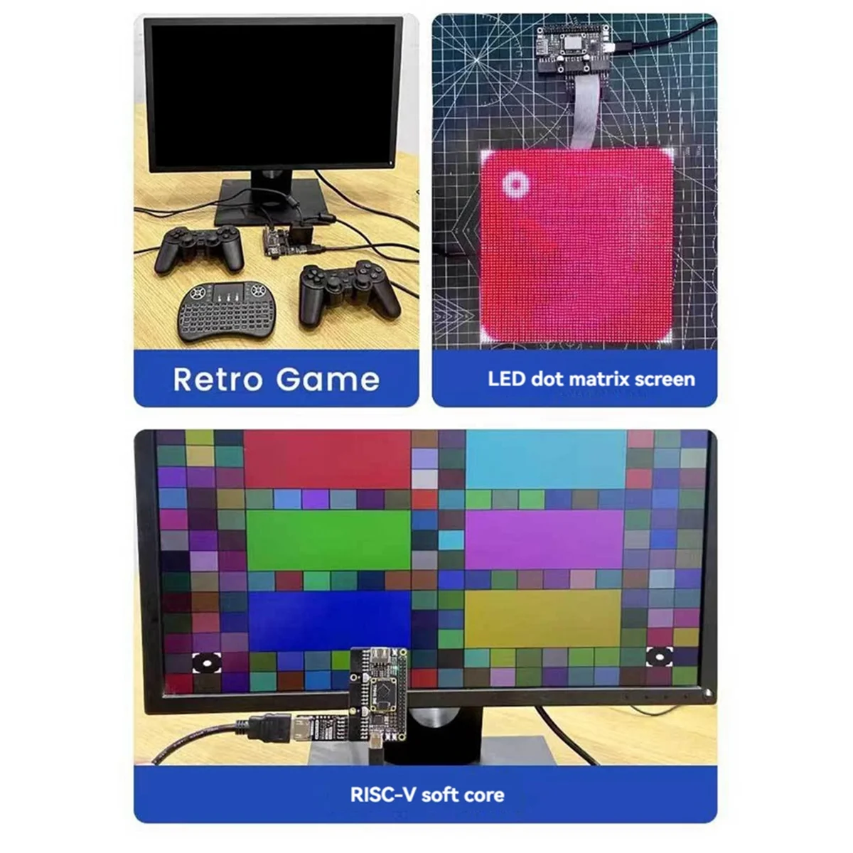 Carte de développement Tang Primer 25K FPGA GOWIN GW5A carte de développement RISCV 23K LUT4 PMOD Kit de base-L47A