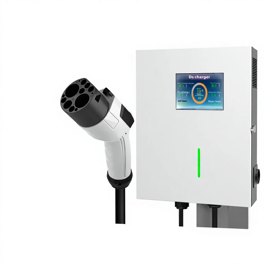 20kW GBT18487.1-2015 Compliant New-Energy Vehicle Charging Station 9-Hole Fast-Charging   for Home Use 380V DC White