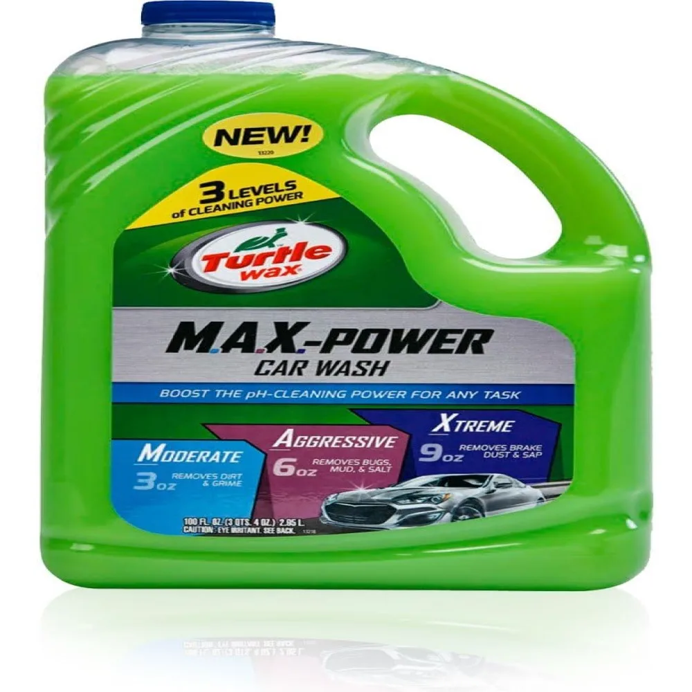 Turtle Wax 50597-4PK MAX-Power Car Wash (100 Ounce, Pack of 4)