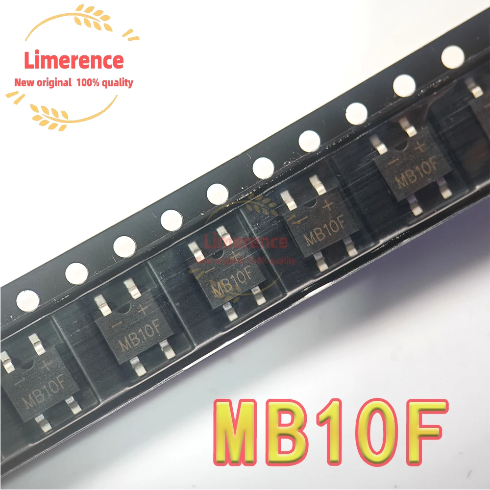 100PCS MB10F 1A 1000V SOP-4 Diode Bridge Rectifier SMD