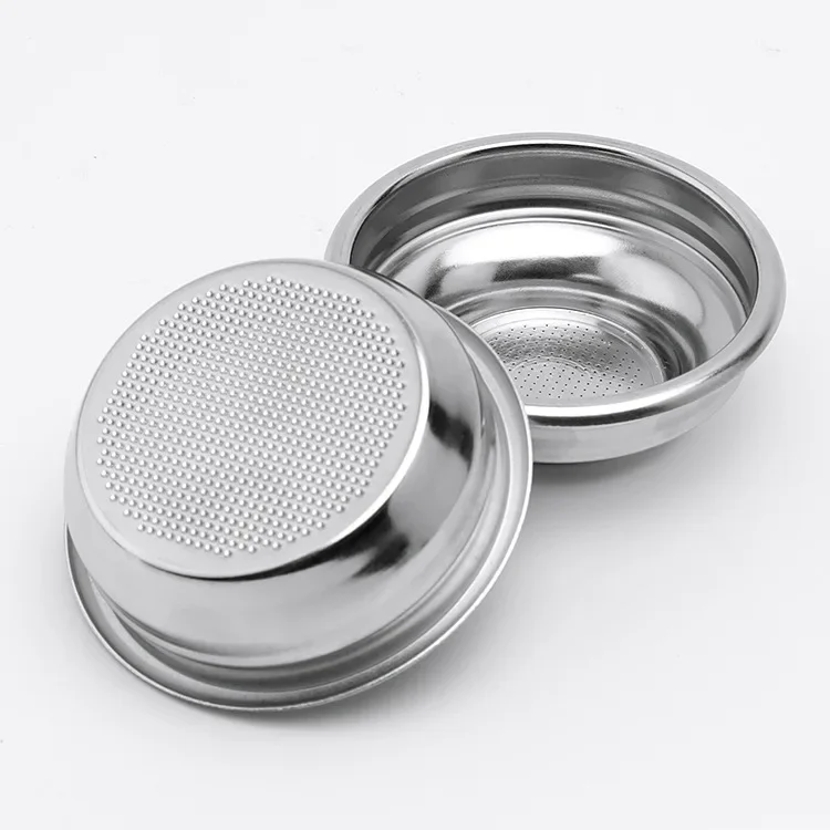 304 Stainless Steel Coffee Filter Basket Single 1 Cup Double 2 Cup 51/54/58mm Portafilter