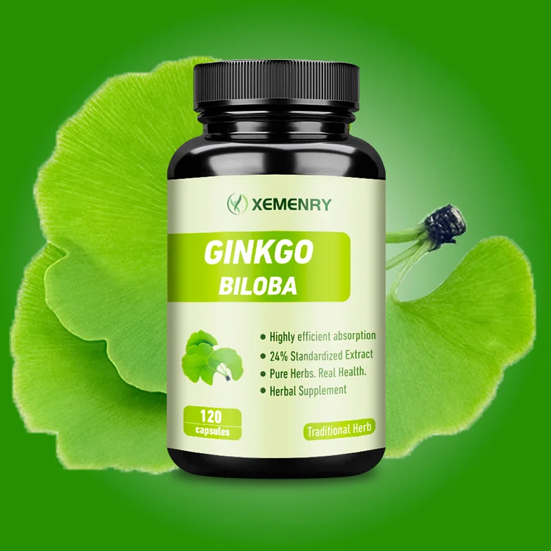 

Капсулы гинкго билоба — антиоксидант, поддерживает здоровье мозга, повышает память и концентрацию, улучшает кровообращение, без GMO