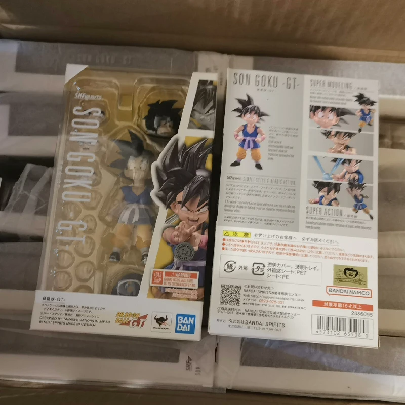 Bandai S.H.Figuarts Dragon Ball Anime Figure Son Goku Action Figures Vegeta Akira SDCC Collectible Children Toys Decor Free Gift