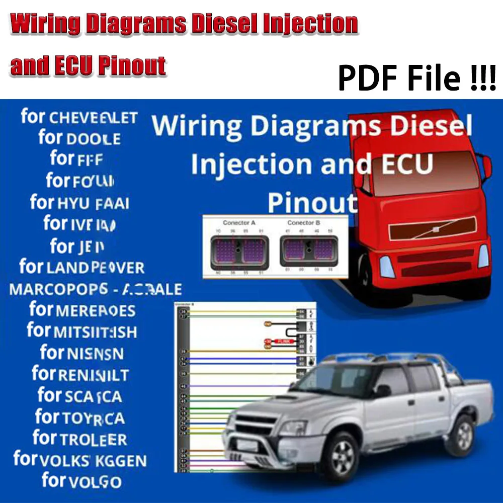 ECU Pinout and Diesel Injection Wiring Diagrams for FORD for IVECO Pinout Ecu Diesel Modules and Electrical Schematics for VOLVO