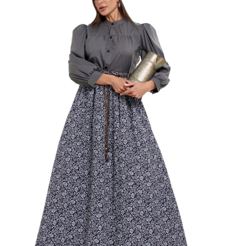 

Halloween Female Role Play Traditional Beer Festival Maid Costume Manor Farm Girl Shirt Top Floral Skirt Palace Maid Costume