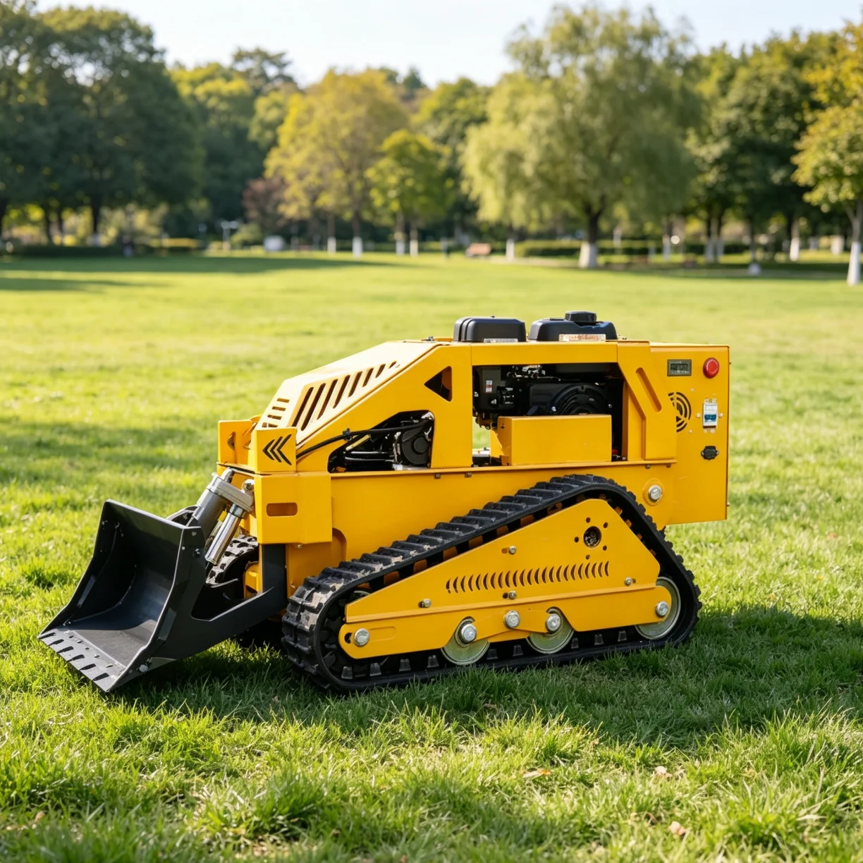 

Customized Remote Control Crawler Lawn Mower Zero Turn Mower For Farm Garden Slope remote control lawn mower