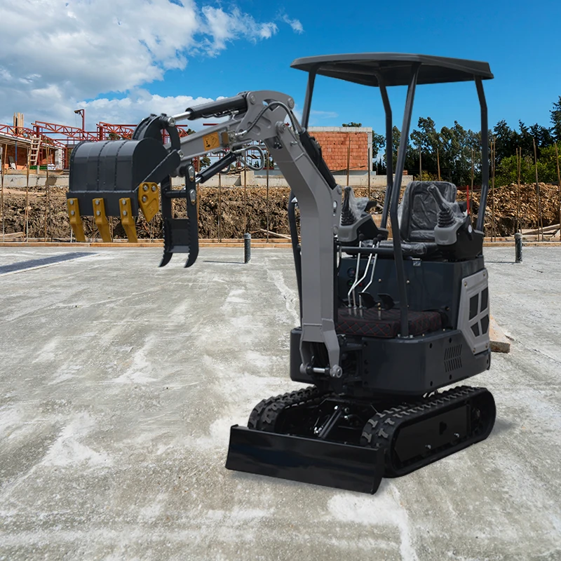 منتج مخصص 1 طن حفارة مجنزرة 1000 كجم حفارة صغيرة صغيرة كوبوتا آلة التعبئة الهيدروليكية حفارة صغيرة السعر fr