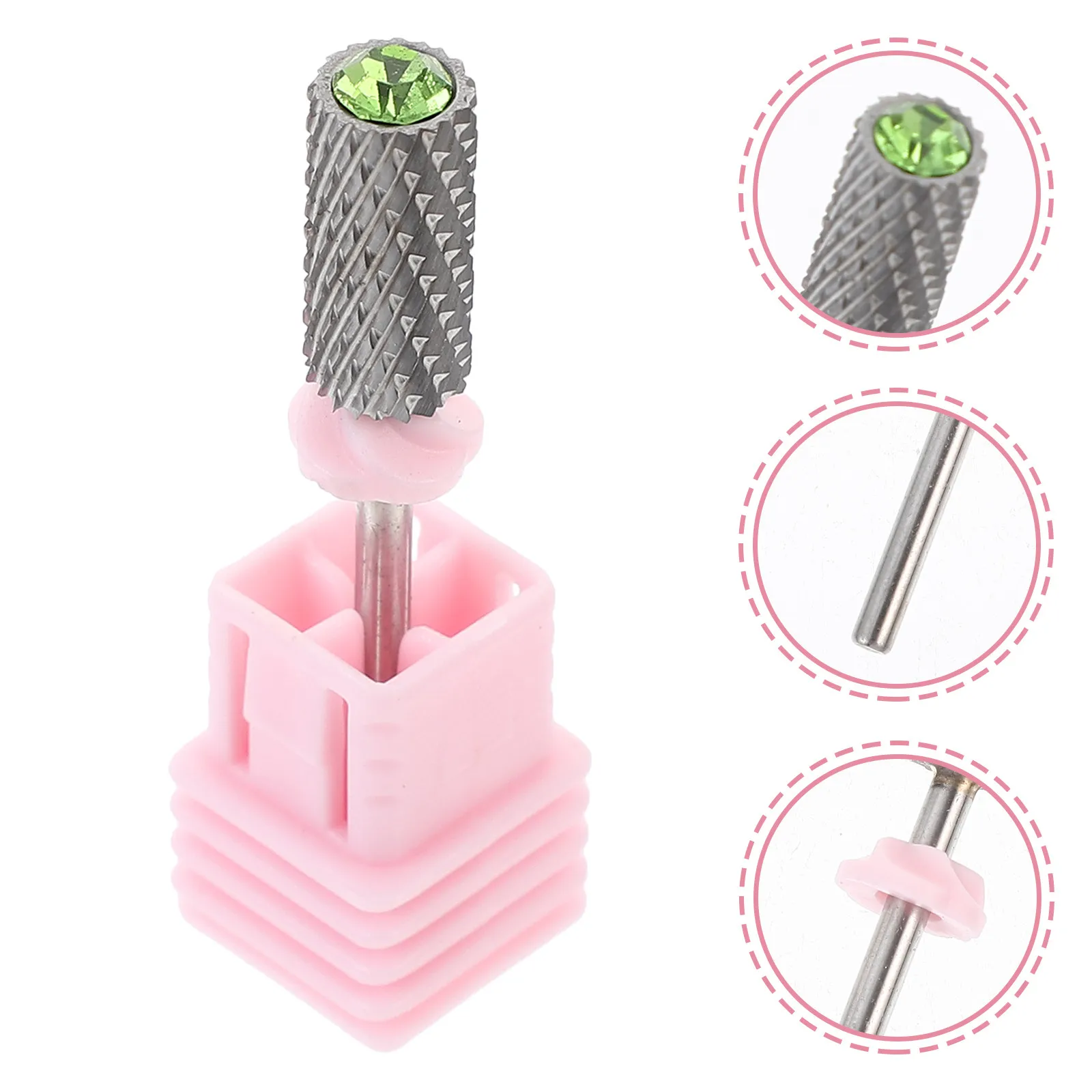 High Performance Nail Drill Bits for Acrylic Nails Manicure Cuticle Removal Polishing Nail Shaping Dead Skin Cleanup Long