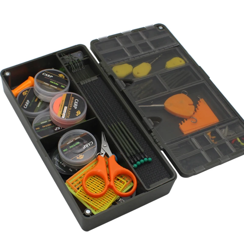 

1PC Multi Function Tackle Box With Rig Pin Carp Fishing Tool Store Your Smaller Items Magnetic Open And Close Accessories