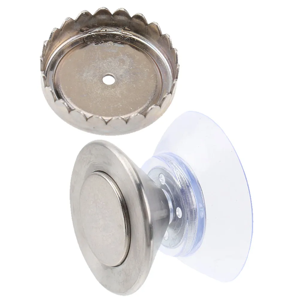 

1 set Magnetic Soap Holder Stainless Steel Wall Mounted Suction Cup Shower Kitchen Bar Soap Box Non Rust Long Lasting