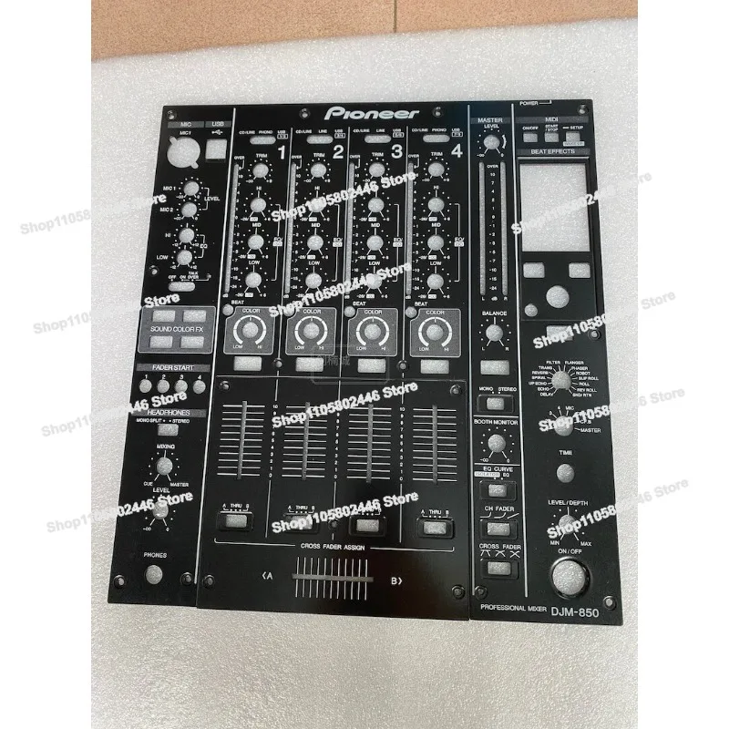 DJM-850 Mixer Panel, Complete Set, Fader Board, Iron Plate, Medium Plate, Disc Player Accessories