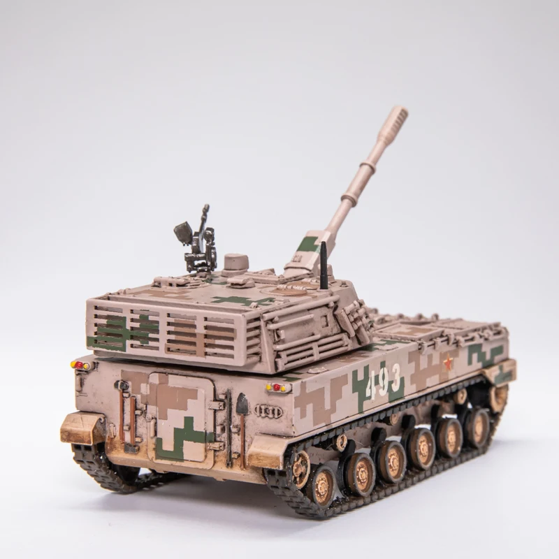 Chinesisches PLZ-07 selbstfahrendes Kampfpanzermodell aus Kunstharz im Maßstab 1:72 Militarized Combat Track Type Classics Collection Gifts Display