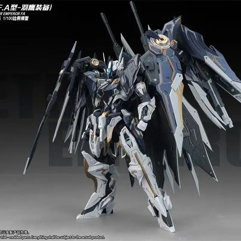 In Stock New SNAA MG 1/100 YR-05 Nether Emperor FA Full Armor Ver. Assembly Model Kit Action Figure Model Toys Gifts