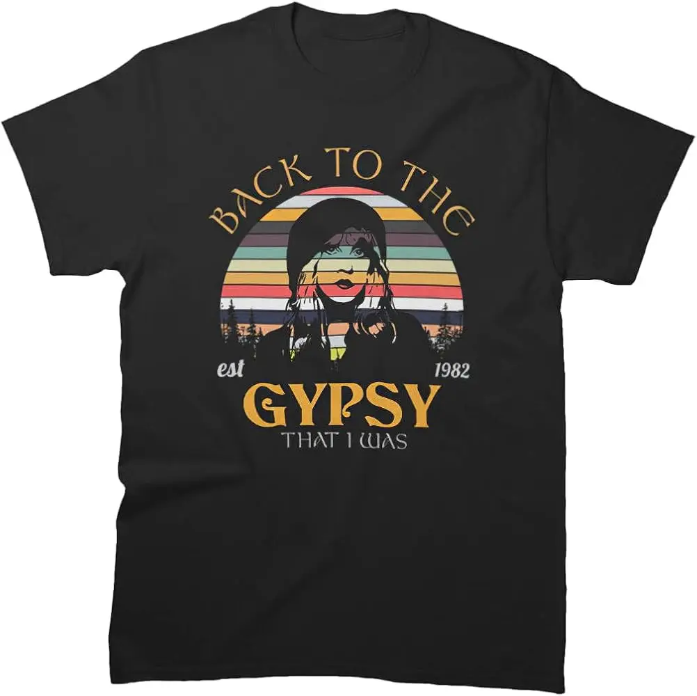 Men Women Shirt Gypsy Cool Sleeve Tee Friends Holiday Unisex T-Shirt Gift for Birthday Presents Multicolor