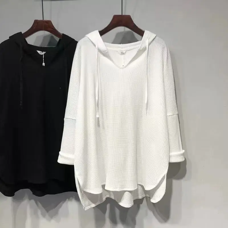 

Large Size Men's Long Sve Hoodie T-irt Design Sensation Unusual 300 Pou Loose Fit Youth Faion Breathable Casual Top