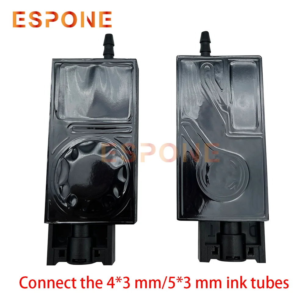 ESPONE 10Pcs JV33 Square Port Ink Damper, White ECO Solvent / Black UV DTF Ink, Fit XP600 TX800 I3200 DX5 Mimaki Printer Filter