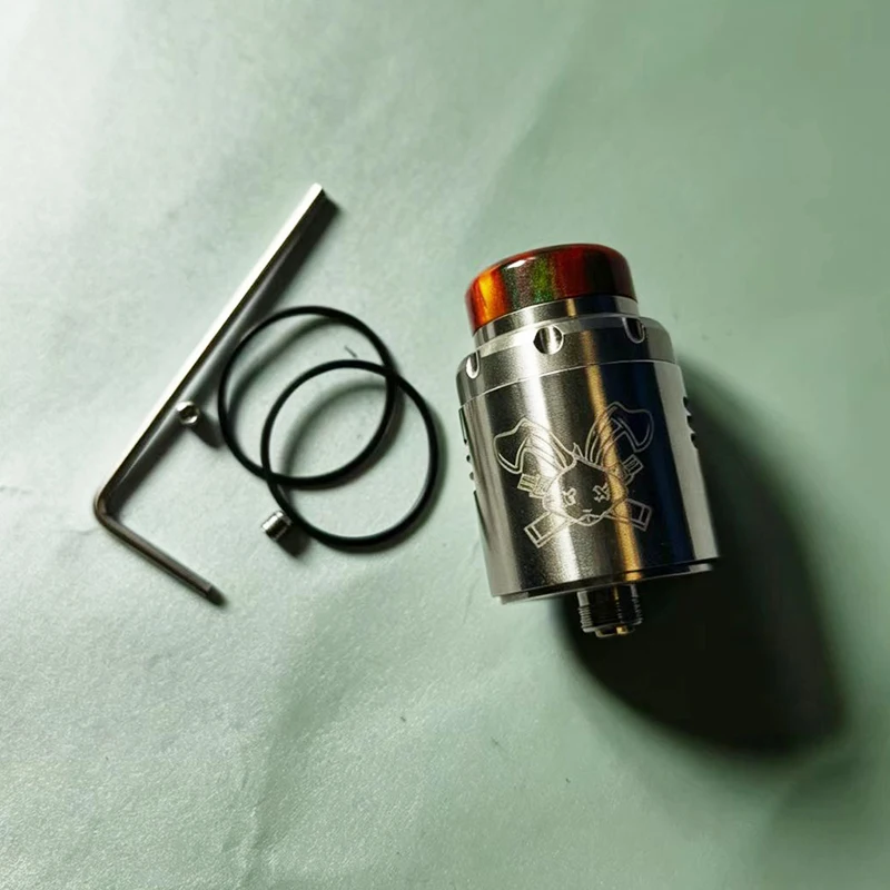 Dead Rabbit V3 RDA 24mm Tank Replacement Single/Dual Coil Steel Material for 510 spare partsThread Mod - view 3