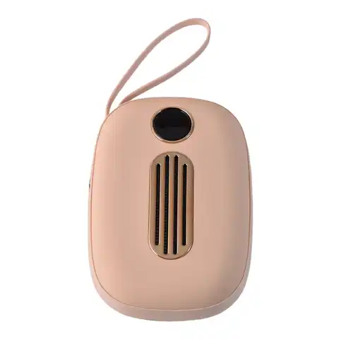 10000mah elektrisk handvärmare, mensvärmare för kvinnor, typ C powerbank, bärbar utomhus 10 best sales rosa powerbank - №8