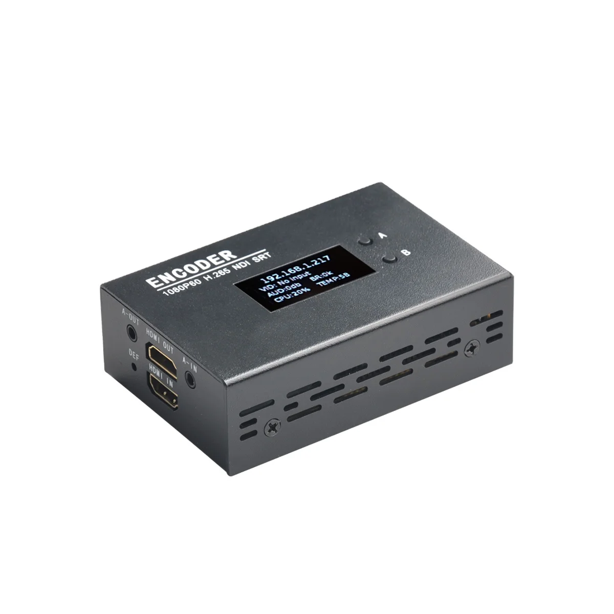 

New Arrival NDI|HX H.265 Live Streaming one channel small screen H D Video MINI Encoder Decoder