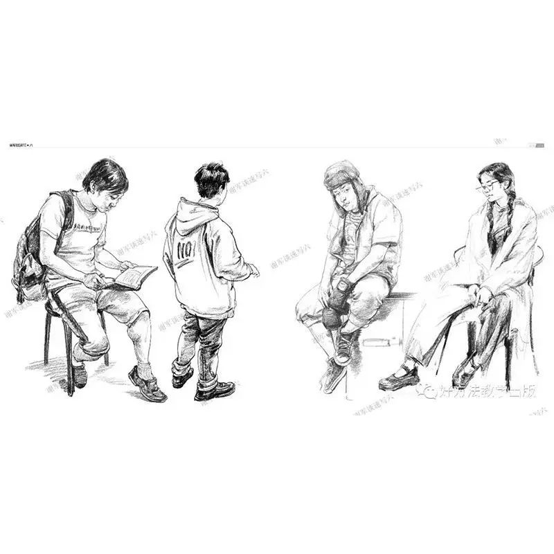 Xie Jun on Sketching 6: Basic Training in Copying Parts of Figures