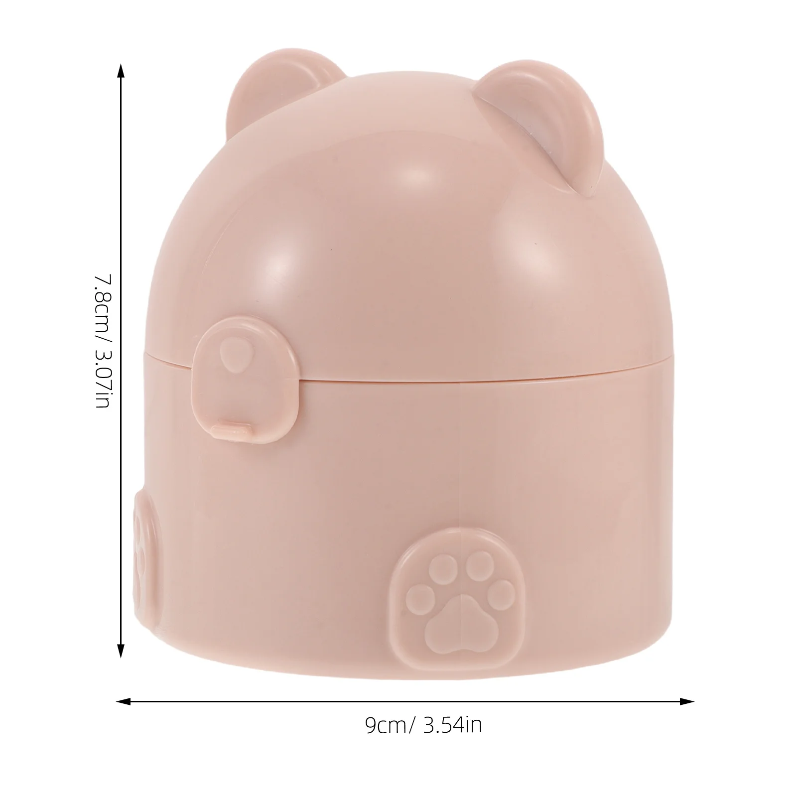 Soft Makeup Puff Set in Stylish Powder Jar Large Coverage Portable Puff Holder for Face Body Powder Easy Application Daily Use